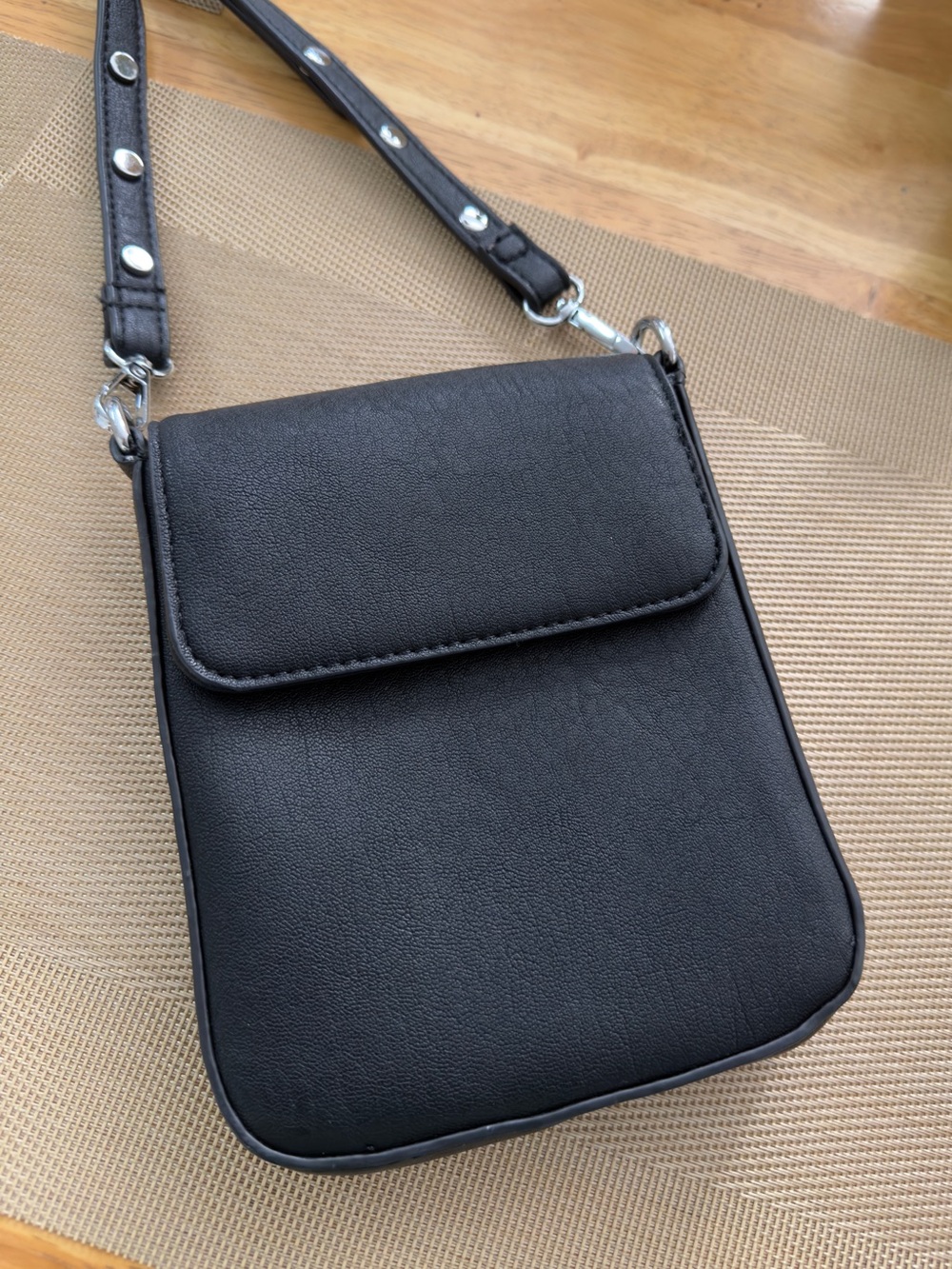 NWOT Classic Black Madison West Crossbody Bag